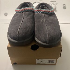 Brand new gray Ugg Tasman slippers